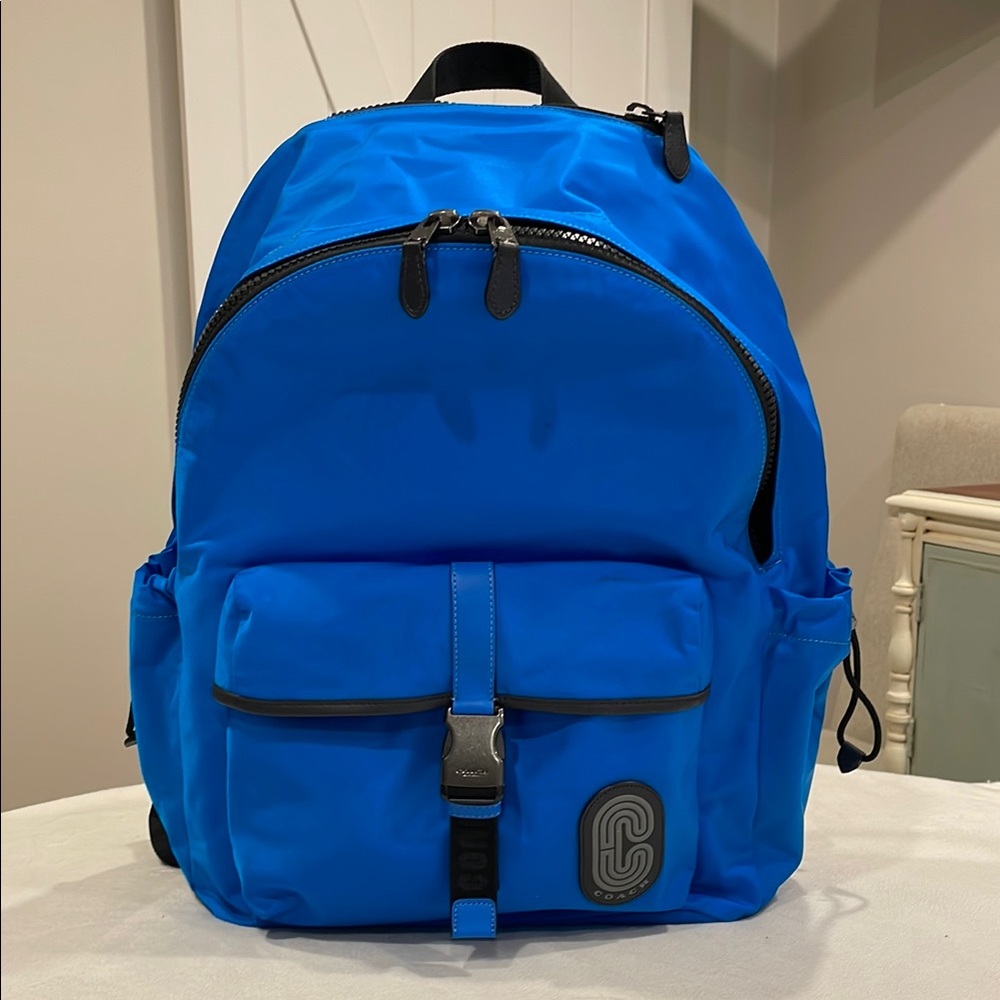 Coach Max Backpack in Blue